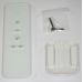 A-OK AC123-02 RF Remote Control - Package Contents  - 2 Channel - White