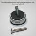 ViaBlue UFO Silver Vibration Absorbers / Dampers - Screw Use