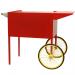 Paragon Large Red 12oz and 16oz Popcorn Popper Cart