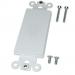 Decorator Blank Wall Plate - White